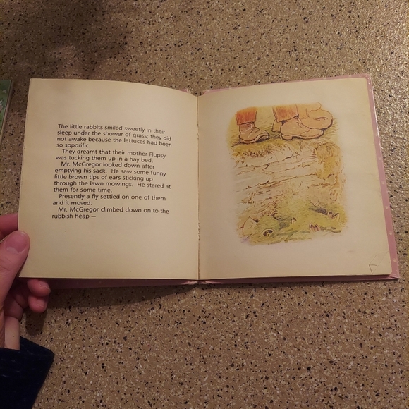 The Tale of The Flopsy Bunnies, Vintage 1990s Little Landoll Children's Book, Wr - Picture 4 of 5